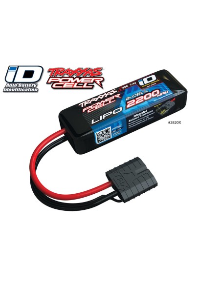 2821 Traxxas LiPo 2S 7.4V 2200mAh 25C 1/16 VXL