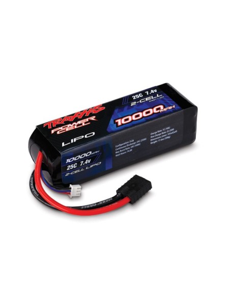 10000mAh 7.4v 2-Cell 25C LiPo Battery