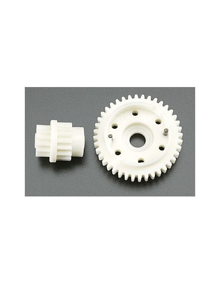 Gear set, 2-speed wide ratio (2nd speed gear 38T, 13T-18T