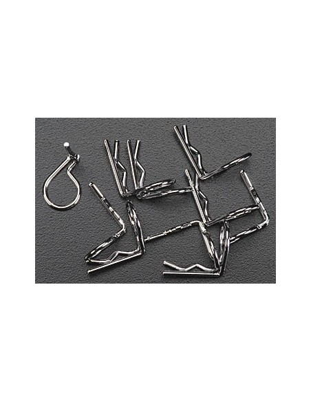 Body clip (mounting clip), angled, 90-degrees (10)