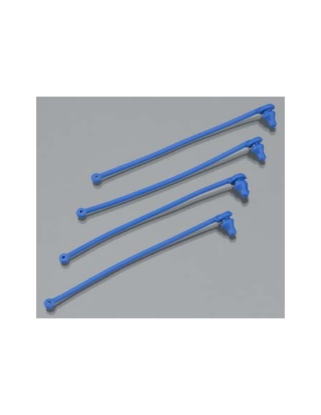 Body clip retainer, blue (4)