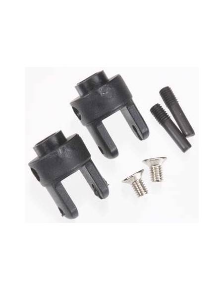 Differential output yokes, black (2) 3x5mm countersunk screw