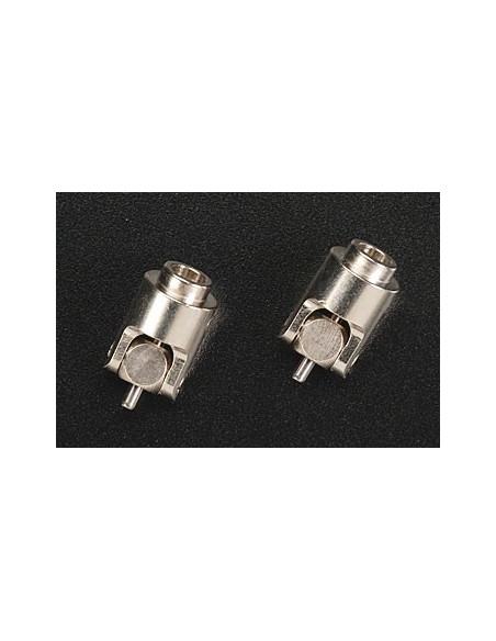Differential output yokes, h. steel (w/ U-joints) (2)