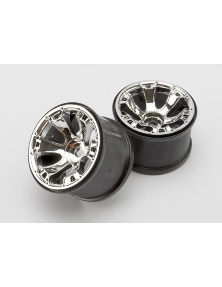 Wheels, Geode 3.8 (chrome) (2) use w/ 17mm splined wheel