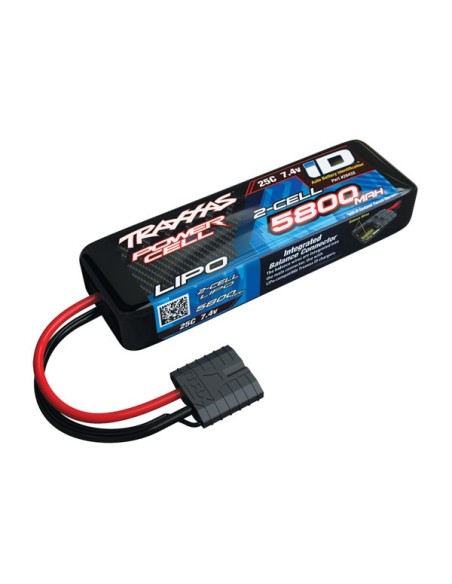 2843X 5800mAh 7.4v 2-Cell 25C LiPo Battery