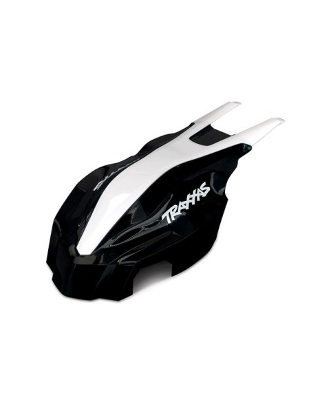 Canopy, front, black/white, Aton