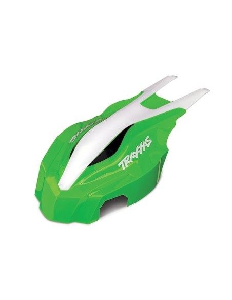 Canopy, front, green/white, Aton