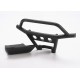 Bumper, front/ skidplate, front (black)