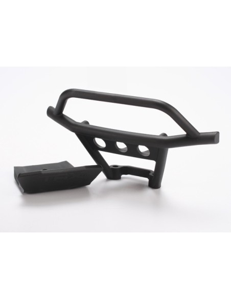 Bumper, front/ skidplate, front (black)