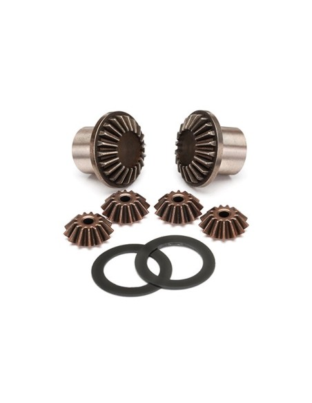 Gear set, differential (output gears (2)/ spider gears (4)