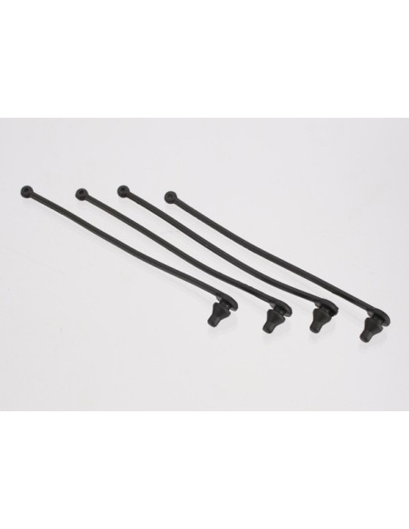 5750 BF4 Body clip retainer, black (4)