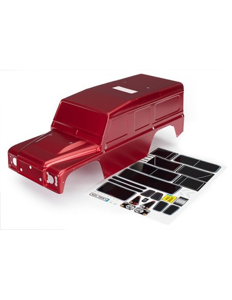 Body, Land Rover Defender, red TRX4