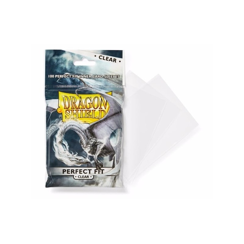 10 Packs Dragon Shield Perfect Fit Clear Inner Sleeves Standard