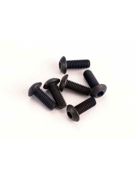 Screws, 3x8mm button-head machine (hex drive) (6)