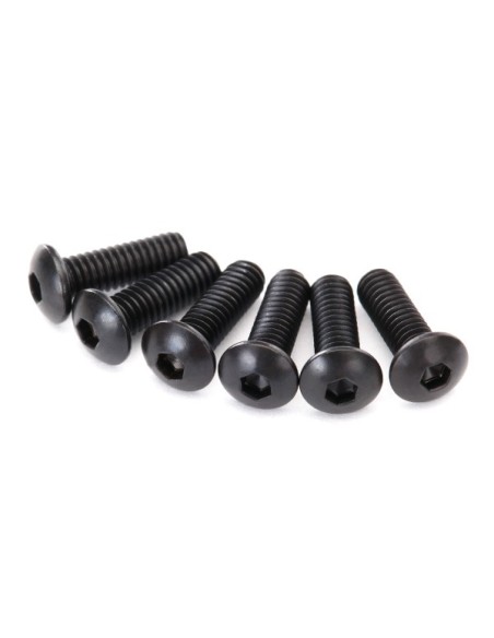 Screws, 2.5x8mm button-head machine (hex drive) (6)