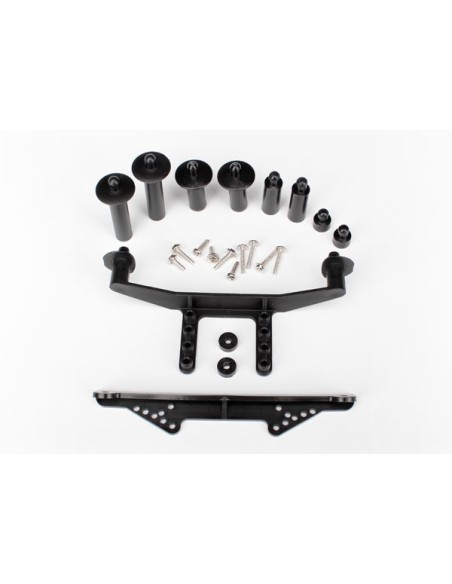 Body mount, front & rear