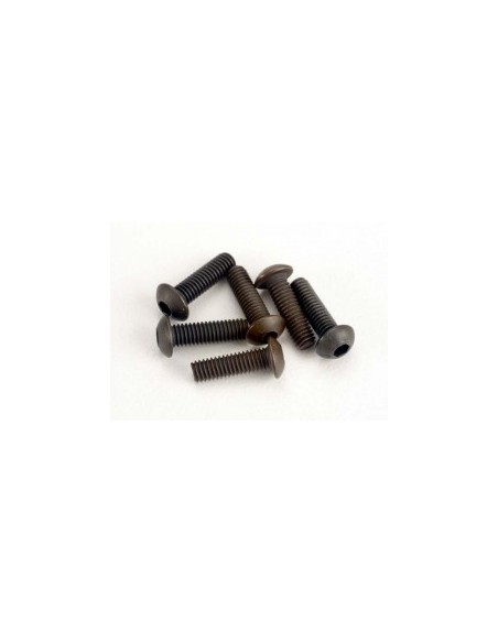 Screws, 3x10mm button-head machine (hex drive) (6)