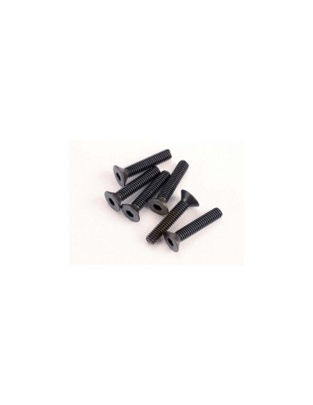 Screws, 3x15mm countersunk machine (6) (hex drive)