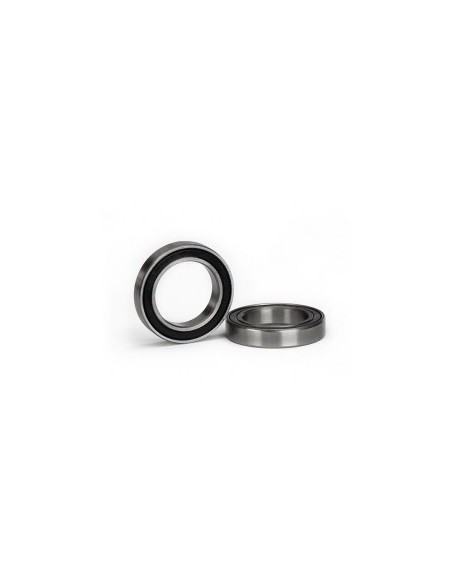 Ball bearing, black rubber sealed (17x26x5mm) (2)