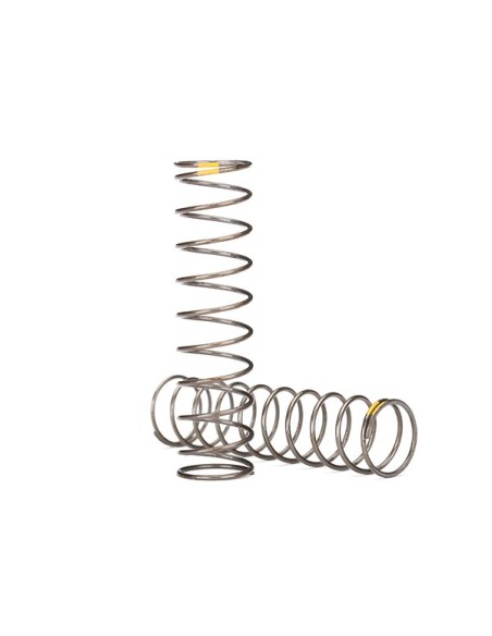 Springs, shock (natural finish) (GTS) (0.22 rate, yellow)