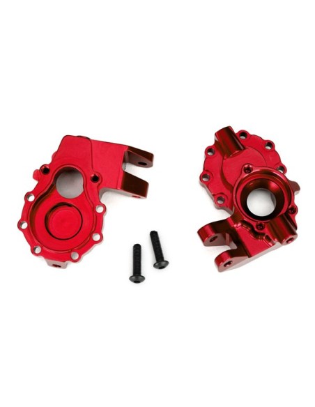 Portal housings, inner (front), 6061-T6 aluminum Red