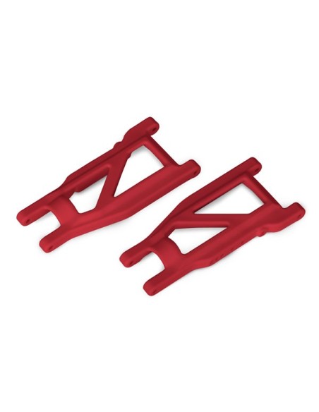Suspension arms, red, front/rear (left & right)