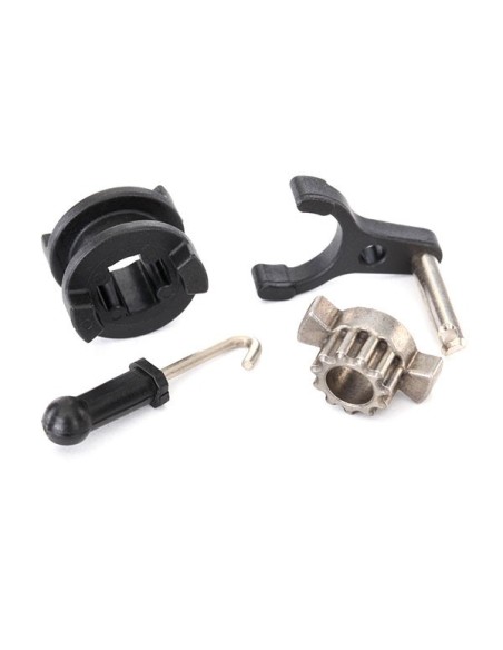 Drive hub, 2-speed/ shift dog/ shift fork/ 2-speed linkage
