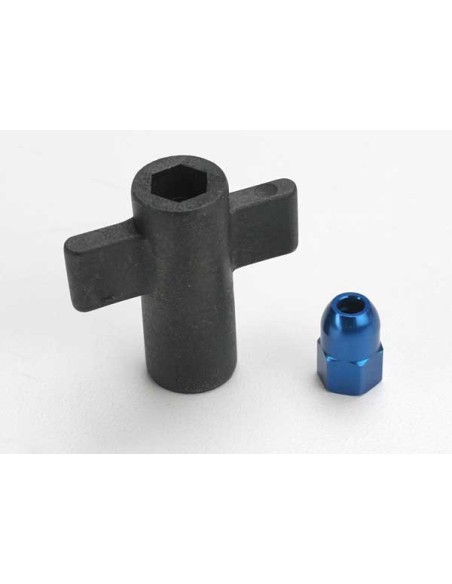 Antenna crimp nut, aluminum