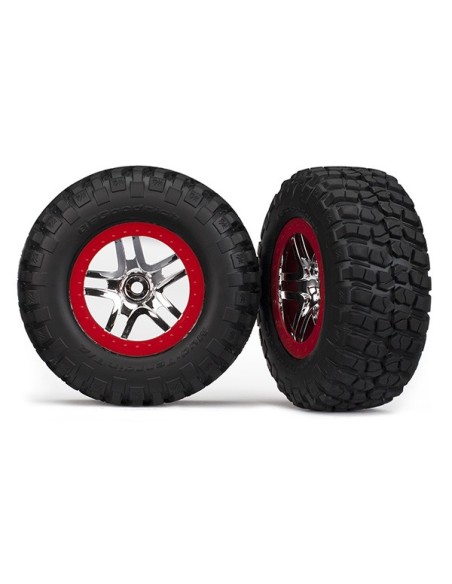 B.F. Goodrich KM2 Mounted on SCT Red SLASH 4X4
