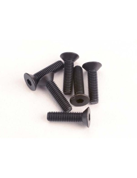 Screws, 3x12mm countersunk machine (6) (hex drive)
