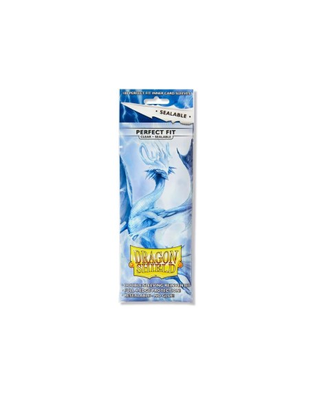 Dragon Shield Standard Perfect Fit Sealable Sleeves - Clear