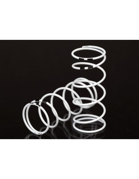 Spring, shock, white (GTR long) (0.767 rate black) (1 pair)