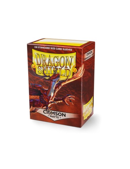 Dragon Shield Sleeves MATTE (100) Crimson
