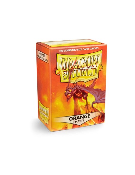 Dragon Shield Sleeves MATTE (100) Orange