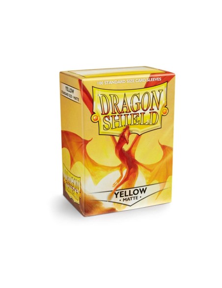 Dragon Shield Sleeves MATTE (100) Yellow