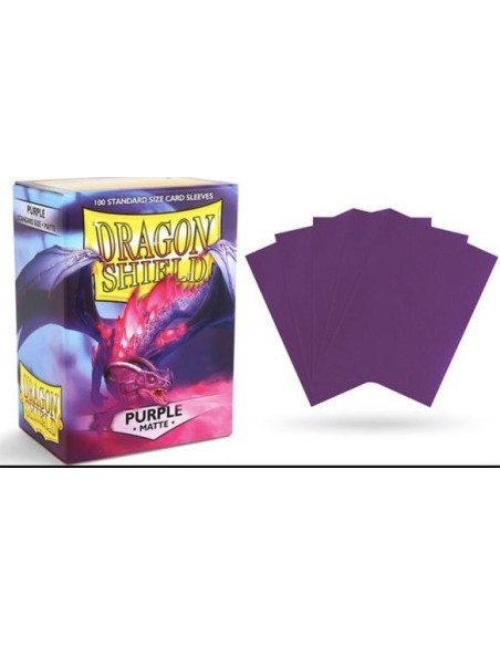 Dragon Shield Sleeves MATTE (100) Purple