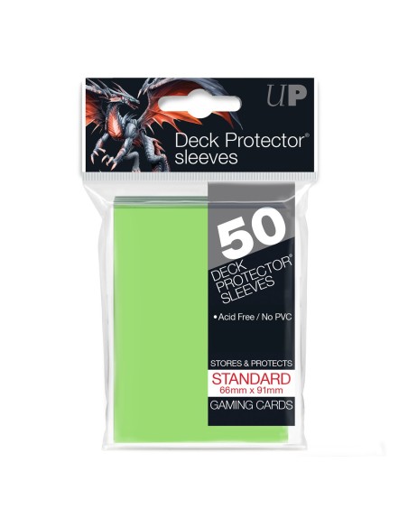 Ultra Pro Solid Sleeves Standard (50) Lime Green