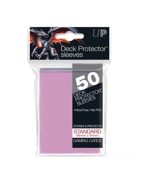 Ultra Pro Solid Sleeves Standard (50) Pink