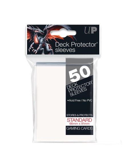 Ultra Pro Solid Sleeves Standard (50) White