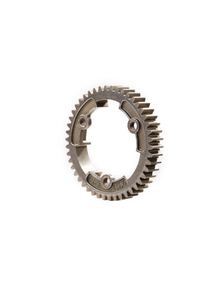 Spur gear, 46-tooth, steel (wide-face, 1.0 metric pitch)