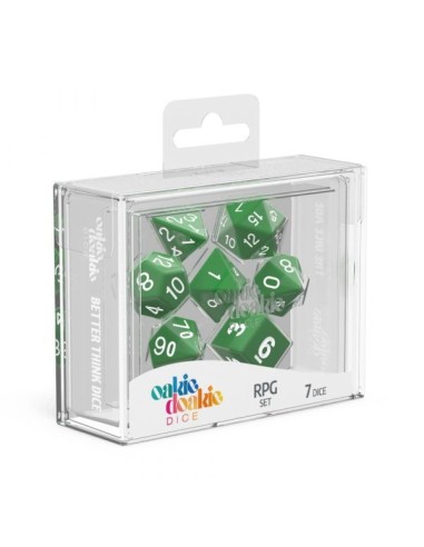 Oakie Doakie Dice RPG Set Solid - Green