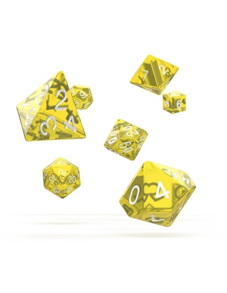 Oakie Doakie Dice RPG Set Translucent - Yellow