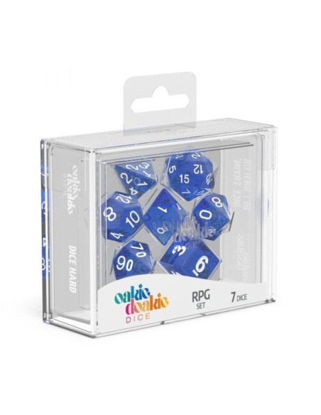 Oakie Doakie Dice RPG Set Speckled - Blue