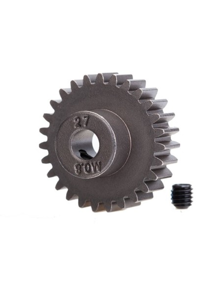 Gear, 27-T pinion 32-p steel