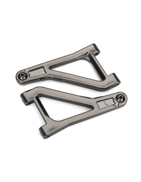 Suspension arms, upper (left & right) (satin black chrome)