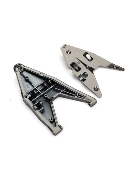 Suspension arm, lower right/ arm insert, satin black chrome