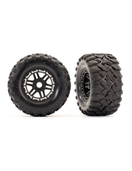 Tires & wheels (black wheels, Maxx 17mm)