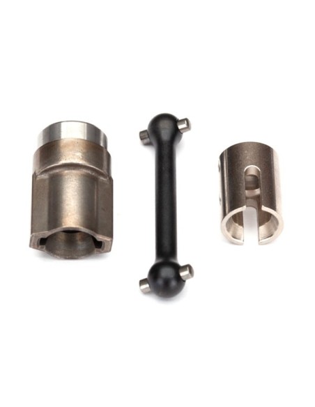 Driveshaft, center, front (steel)/ 2.5x12 screw pin