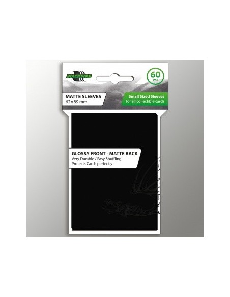 Blackfire Sleeves - Small Matte Black (60 Sleeves)