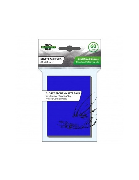 Blackfire Sleeves - Small Matte Blue (60 Sleeves)